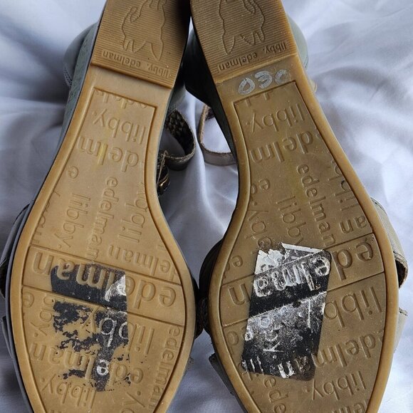 Libby Edelman Wedge Sandal Size 8M - Picture 9 of 10